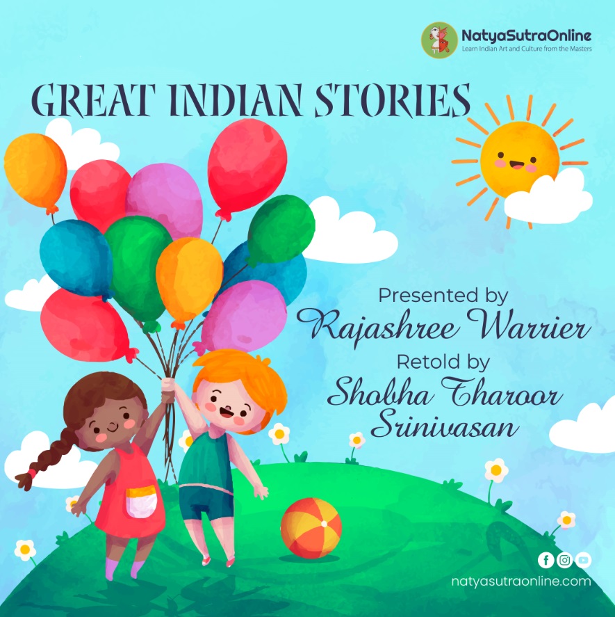 Great Indian Stories, Rajashree Warrier, Bharatanatyam Mudras, Panchatantra, Moral Stories