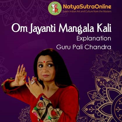 kathak composition, om jayanti mangala kali, durga sthuthi, kathak choreography, learn kathak online